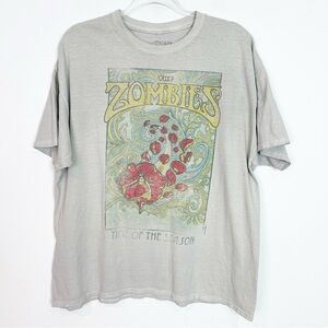 ZOMBIES MANHEAD MERCH FLORAL GRAPHIC OVERSIZED TIMEOF THE SEASON T-SHIRT SMALL